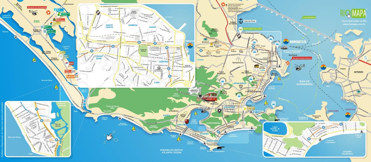 bản đồ cho Rio de Janeiro