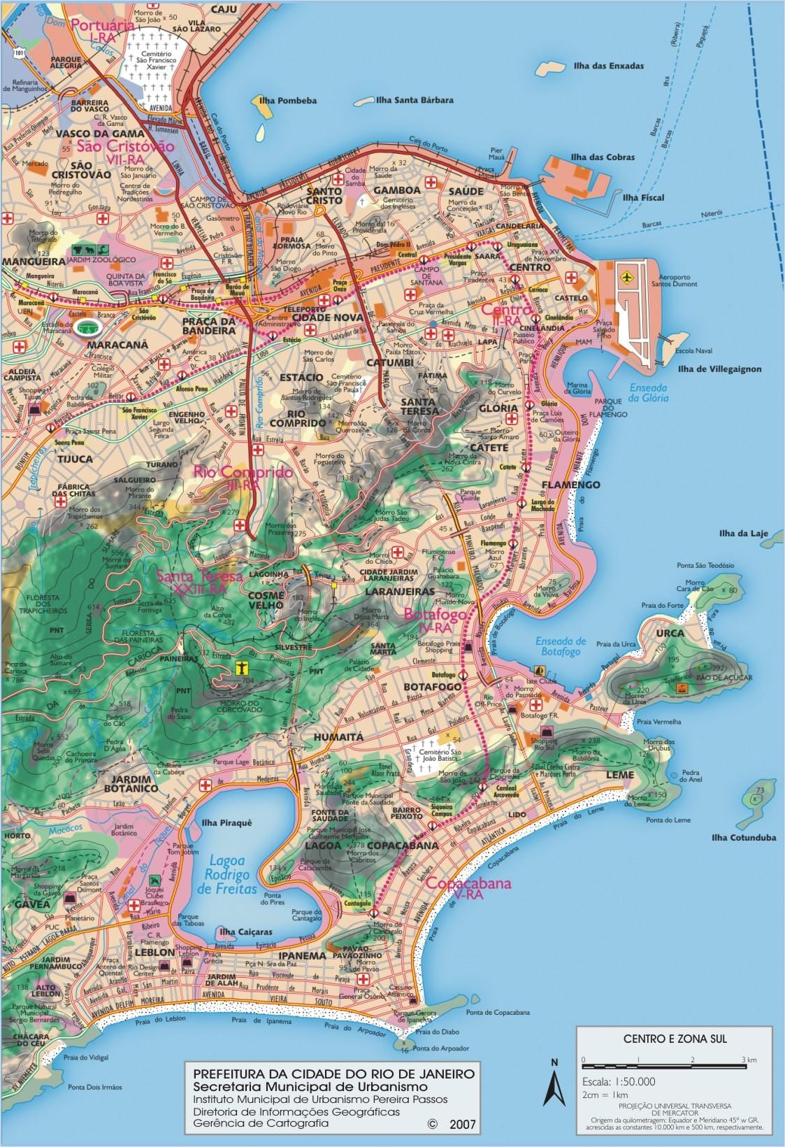 bản đồ cho Rio de Janeiro