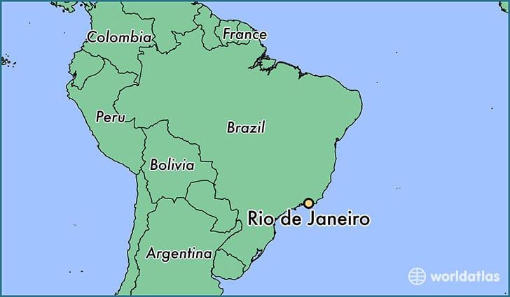 Rio de Janeiro brazil bản đồ