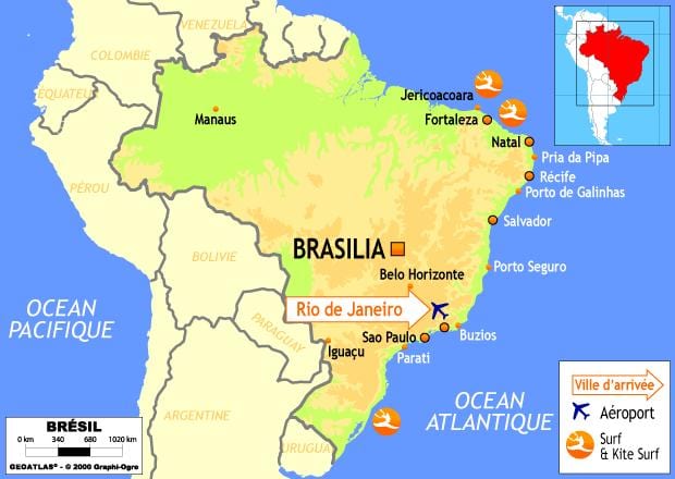 mà là Rio trên bản đồ