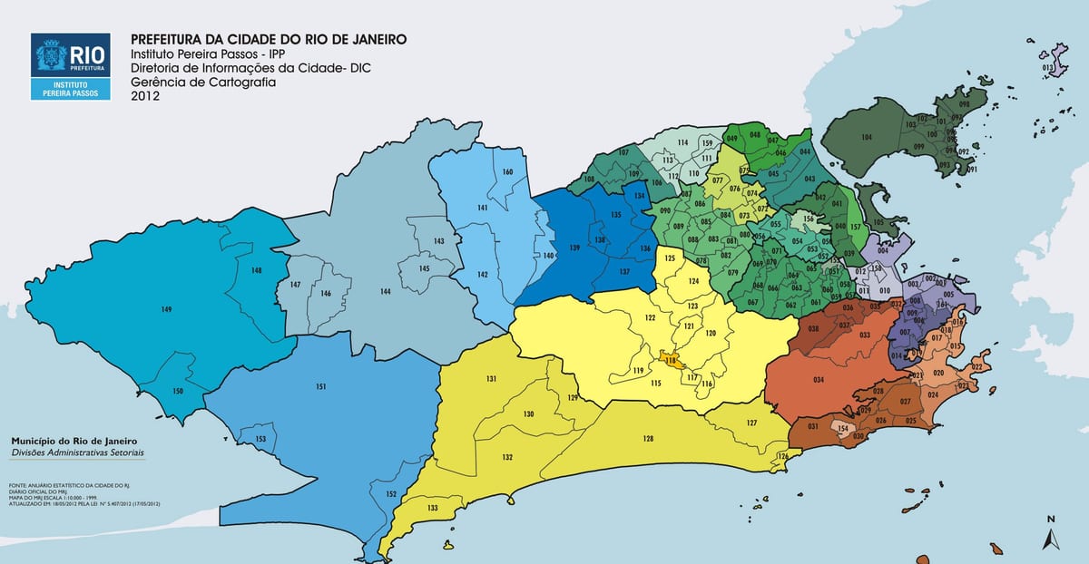 Rio de Janeiro thì tôi đã tìm ra bản đồ