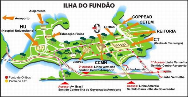 Rio de Janeiro trường bản đồ