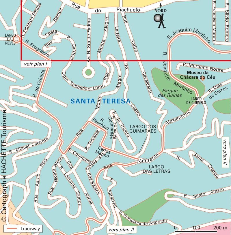 santa teresa Rio de Janeiro bản đồ