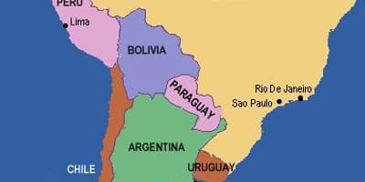 Sông Rio grande bản đồ nam mỹ