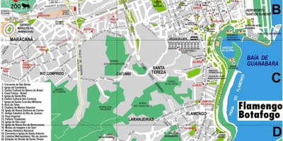 Một bản đồ của Rio