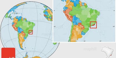 Bản đồ thế giới đang ở Rio