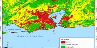 Địa hình bản đồ của Rio