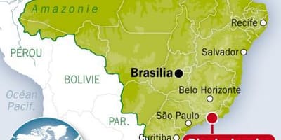 Mà là Rio de Janeiro brazil trên bản đồ thế giới