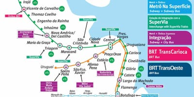 Rio de Janeiro tàu điện ngầm bản đồ pdf