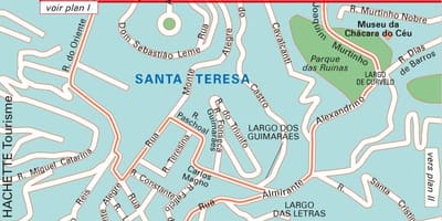 Santa teresa Rio de Janeiro bản đồ